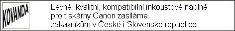 Kazety řady BCI pro tiskárny Canon